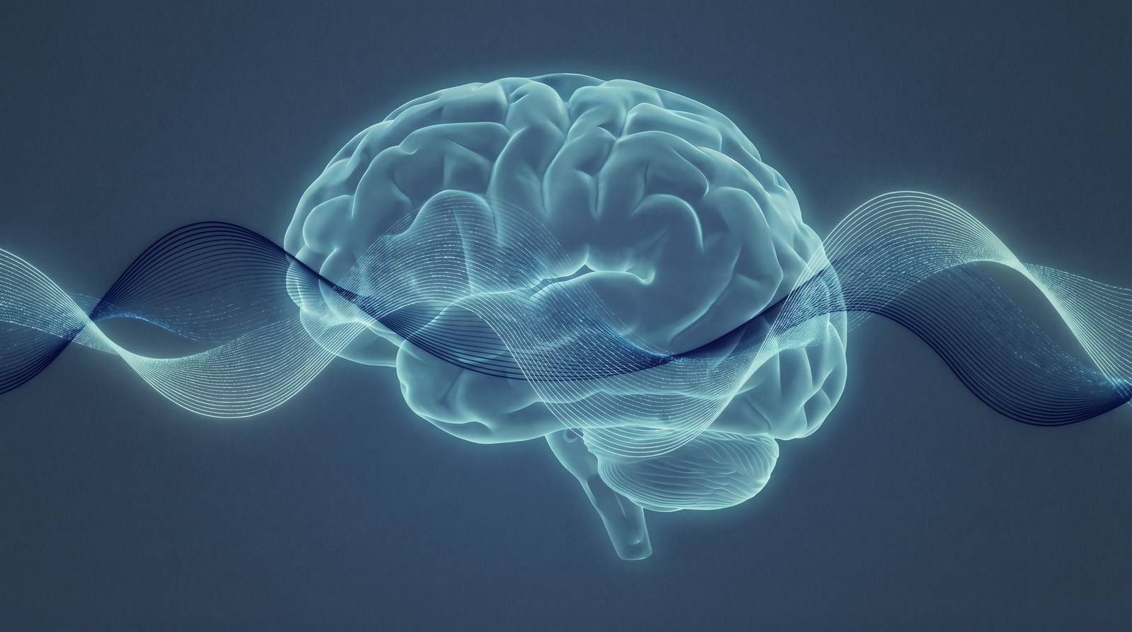Conceptual representation of theta-band brainwaves